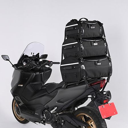 Velkoobchodní skládací ocasní taška, malá/střední/velká - Skládací válečková taška se pevně instaluje na zadní sedadlo Yamaha TMAX.